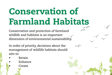 Conservation of Farmland Habitats