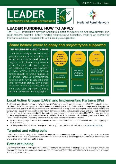 LEADER Funding Application Guide