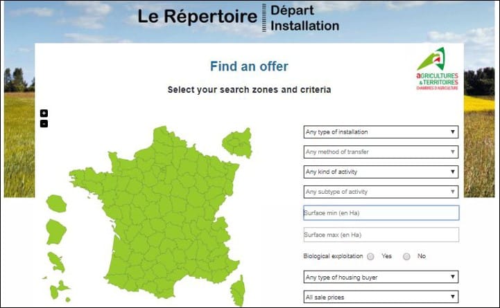 FRANCE - Répertoire Départ Installation 